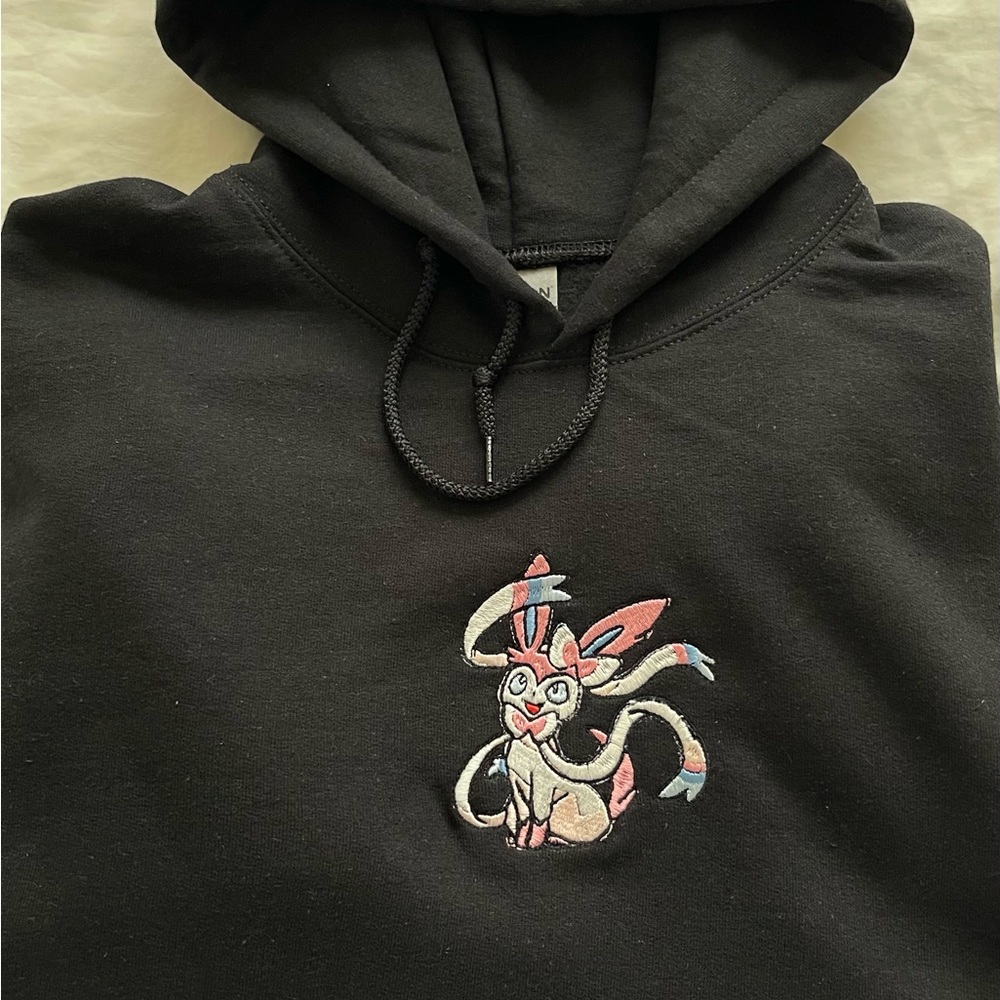 Pokemon  Embroidered sweatshirt Pokemon embroidery Pokemon Anime hoodie New